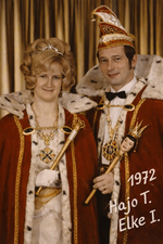 1972 Prinz Hajo I. (Brüggemann) & Prinzessin Elke I. (Brüggemann) 1972 Prinz Hajo I. (Brüggemann) & Prinzessin Elke I. (Brüggemann)